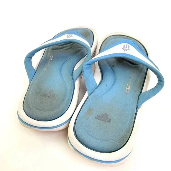 Adidas Comfort Memory Foam Flip Flop Thong Sandals - 5 - Picture 4 of 6